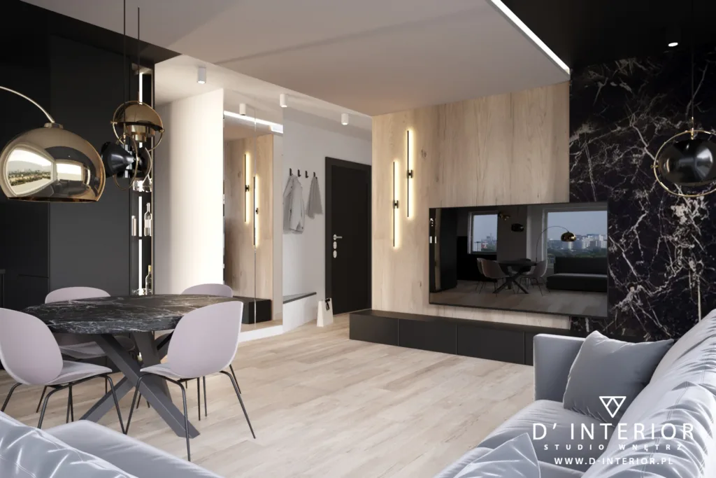 Projekt mieszkania 60 m2 w Gdyni